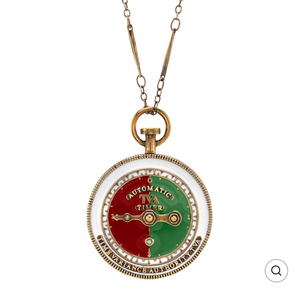 Marvel X RockLove MARVEL STUDIOS LOKI TVA Stopwatch Necklace